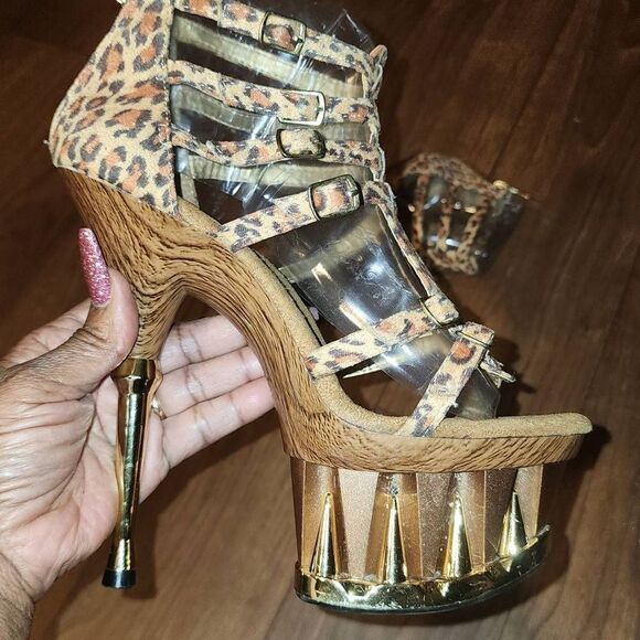 Kotonica Cheetah Print Platform 🐆 - Picture 7 of 9